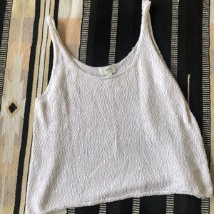 aerie Beachy Cotton Knit Sweater Tank